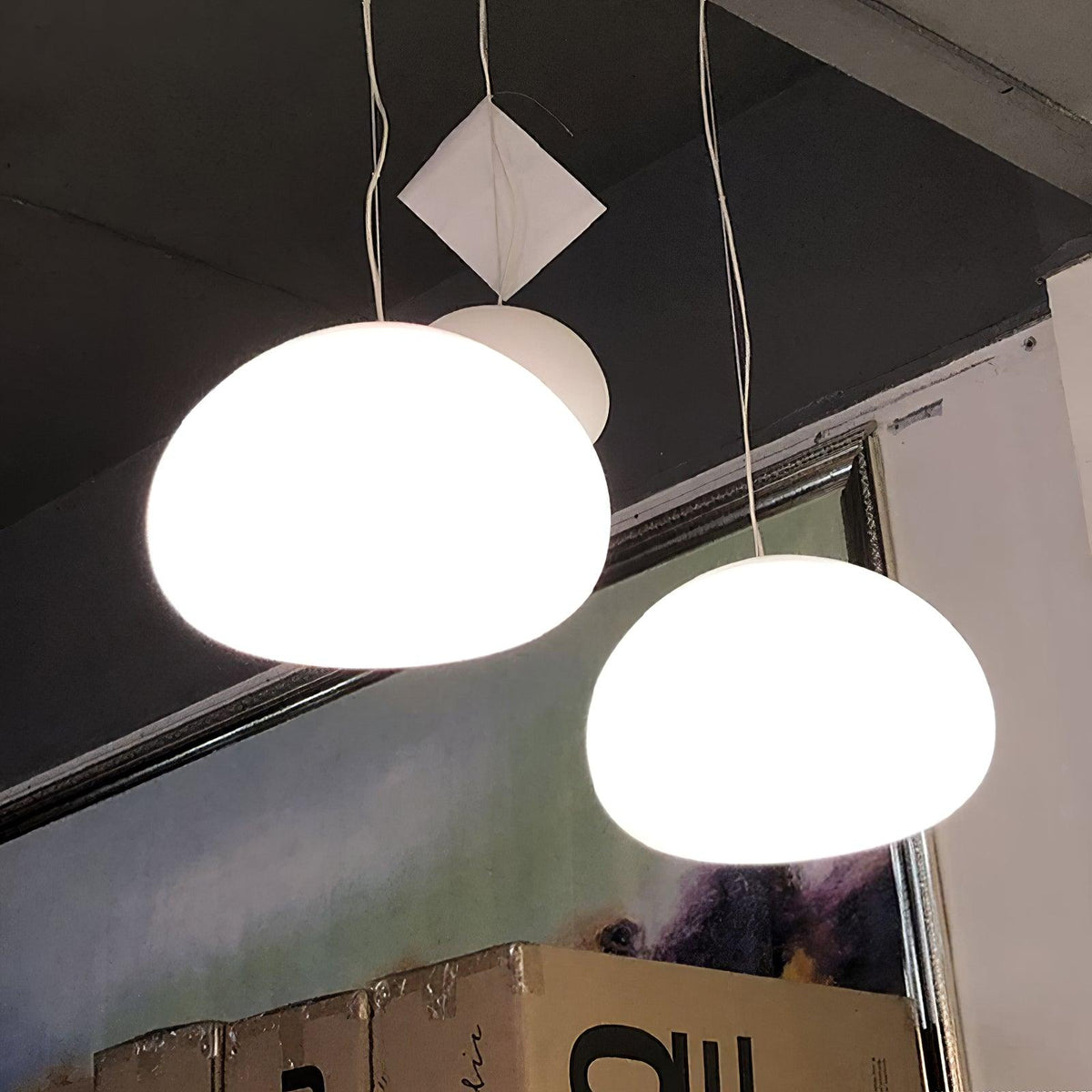 Suspension Fauvette en verre et métal – vue 28