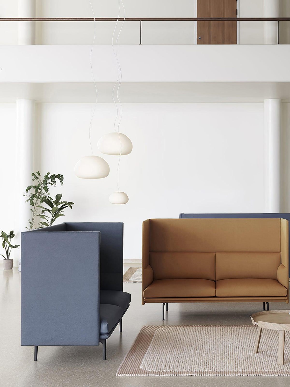 Suspension Fauvette en verre et métal – vue 30