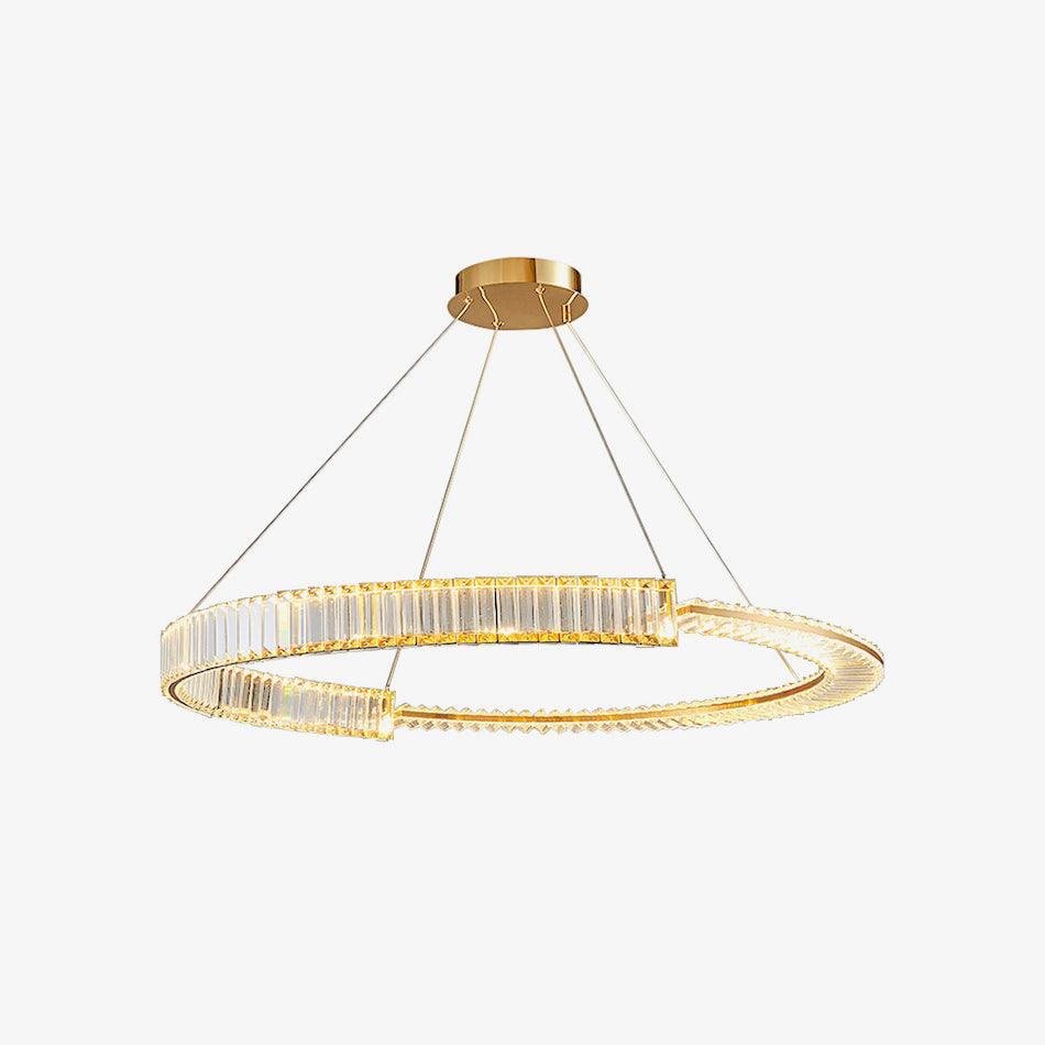 Lustre Thaïs en cristal et métal – vue 13