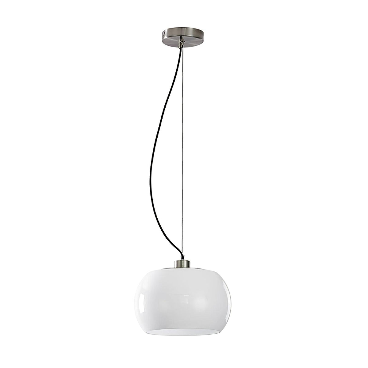Suspension Fontenelle en verre et fer – vue 6