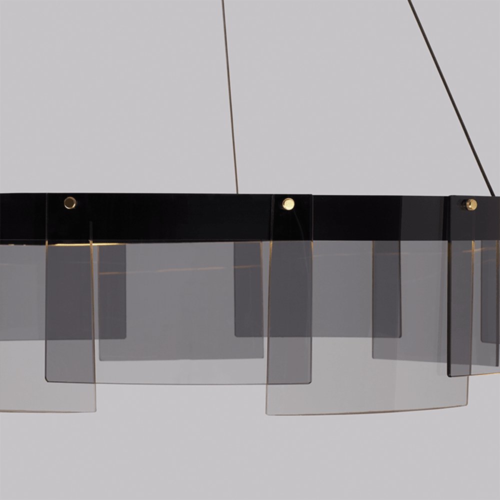 Lustre Sète en verre et métal – vue 34