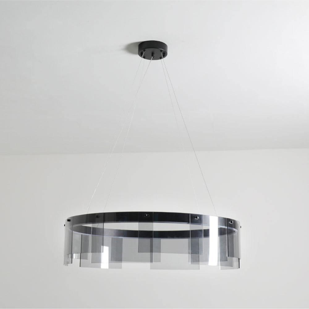 Lustre Sète en verre et métal – vue 22