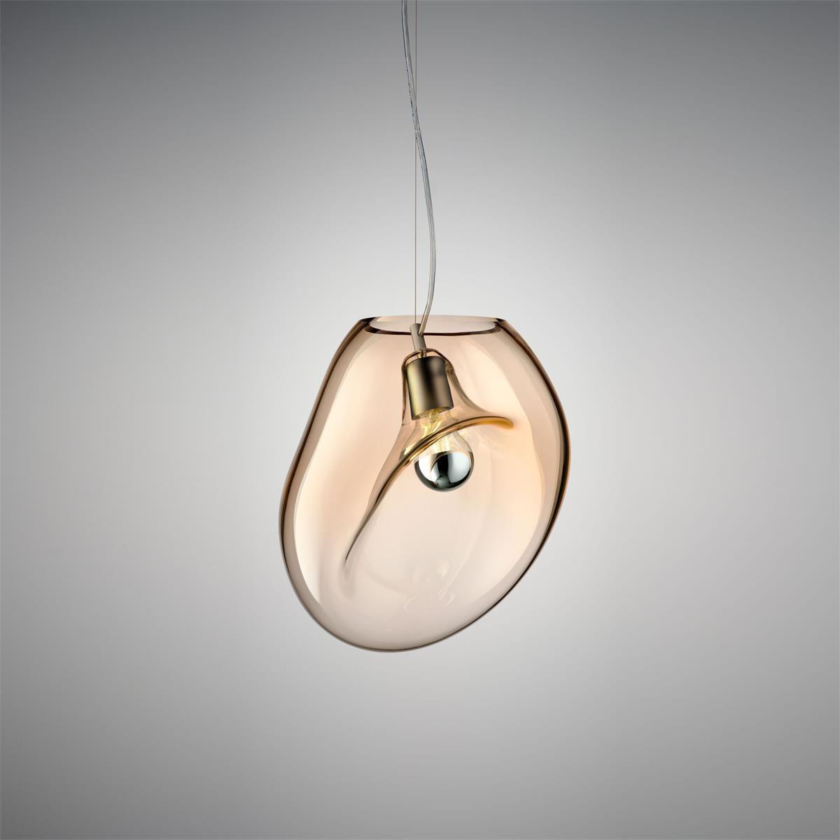 Suspension Capitaine en verre et fer – vue 10