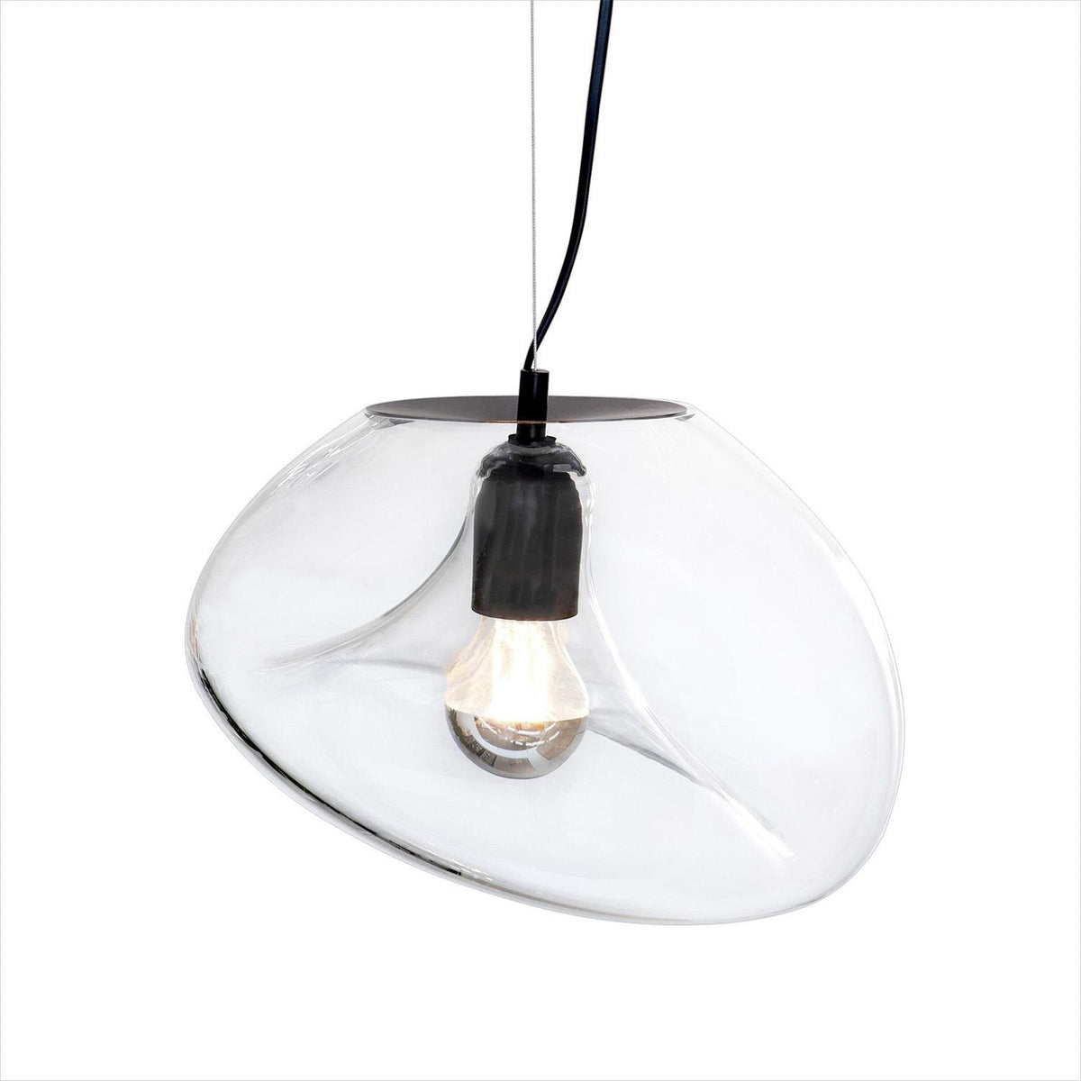 Suspension Capitaine en verre et fer – vue 31