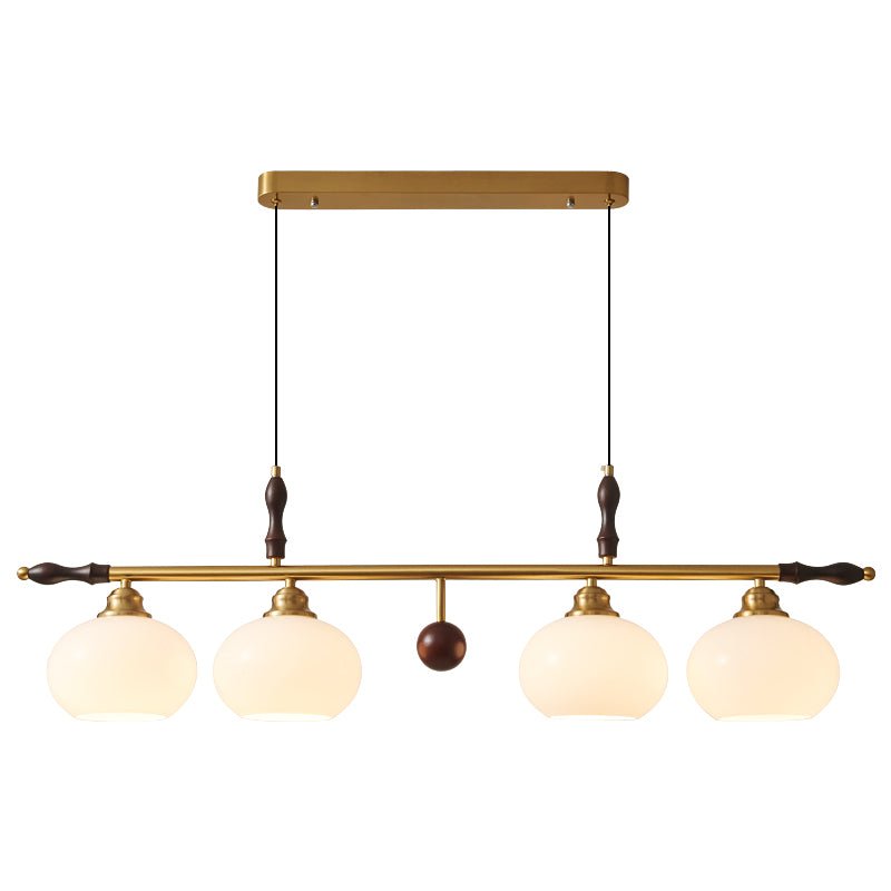 Suspension Noisette en verre et bois – vue 14