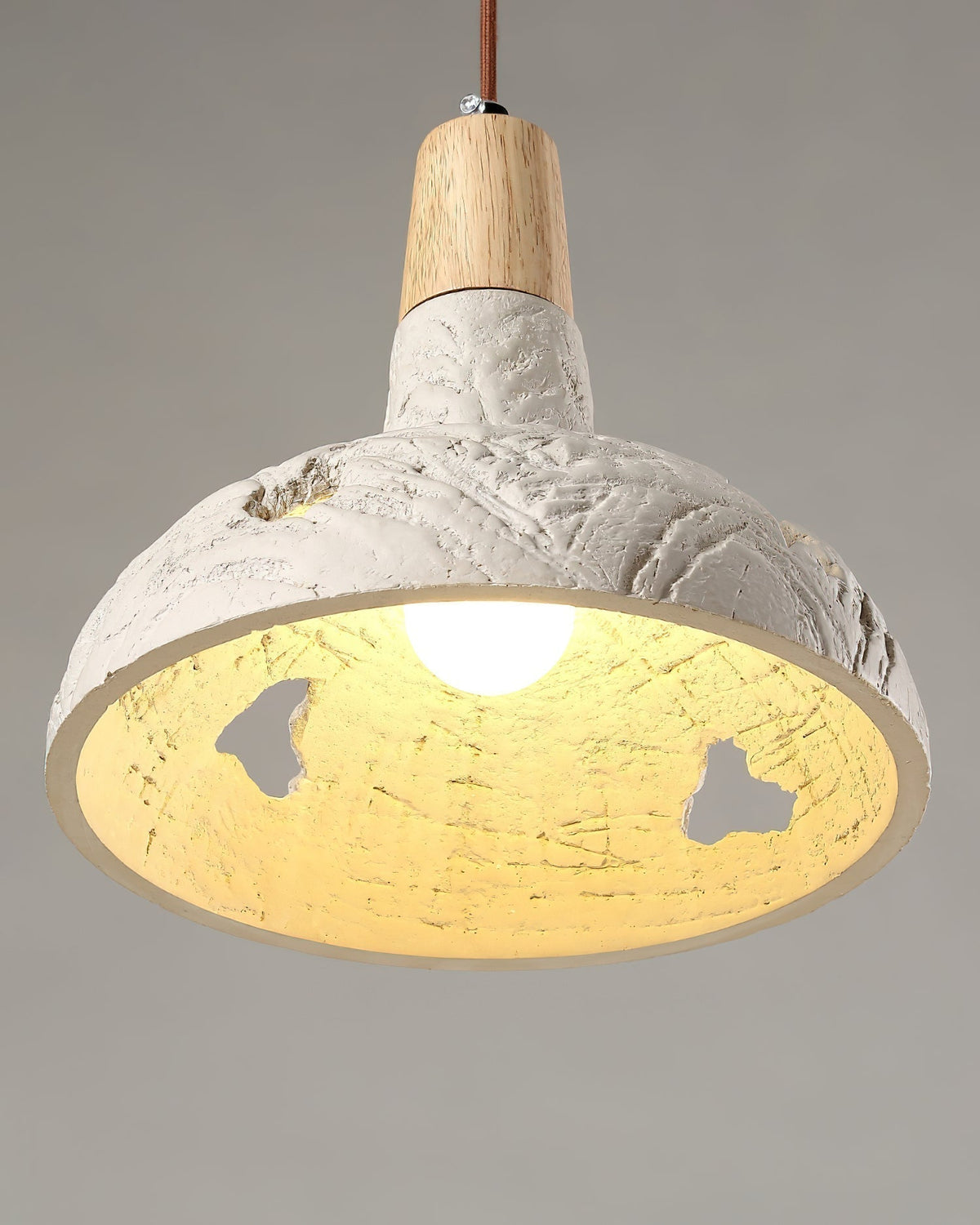 Suspension Oriel en bois et fer – vue 8
