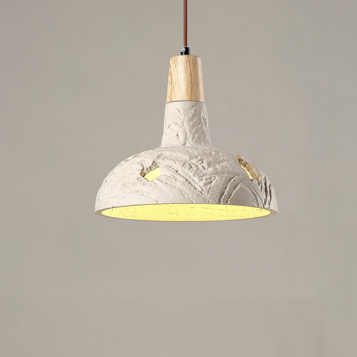Suspension Oriel en bois et fer – vue 11