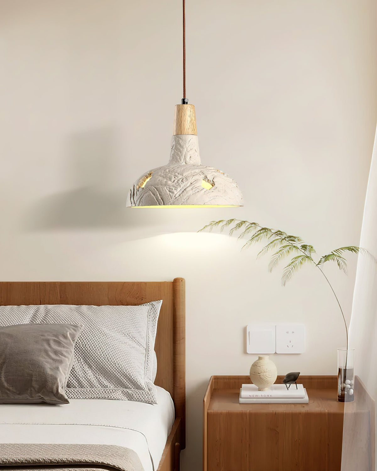 Suspension Oriel en bois et fer – vue 13