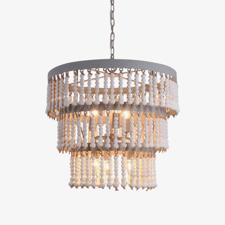 Lustre Junon en bois et métal – vue 13