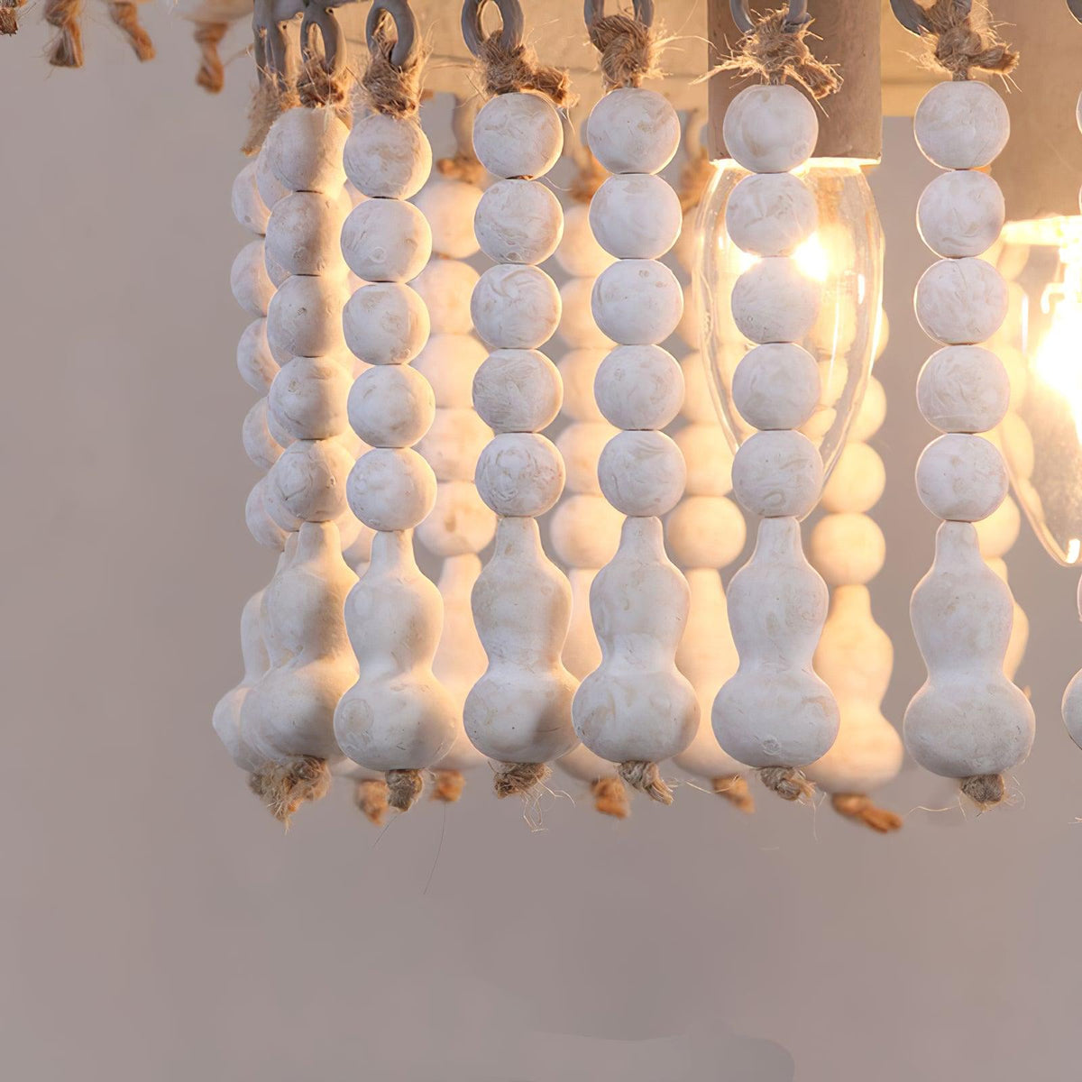 Lustre Junon en bois et métal – vue 8