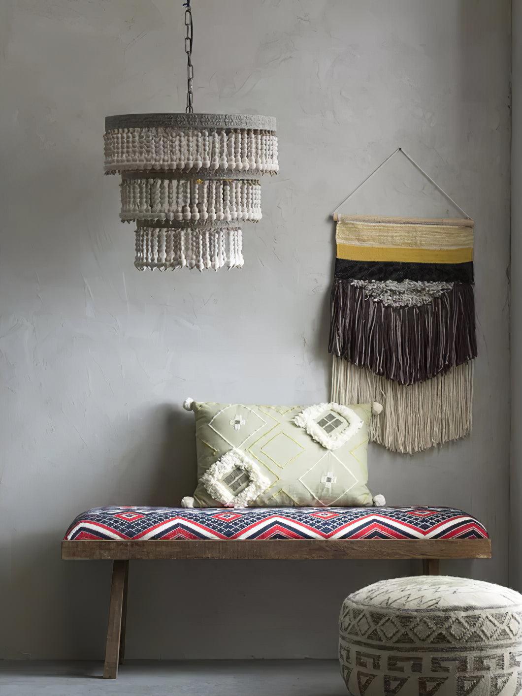 Lustre Junon en bois et métal – vue 6