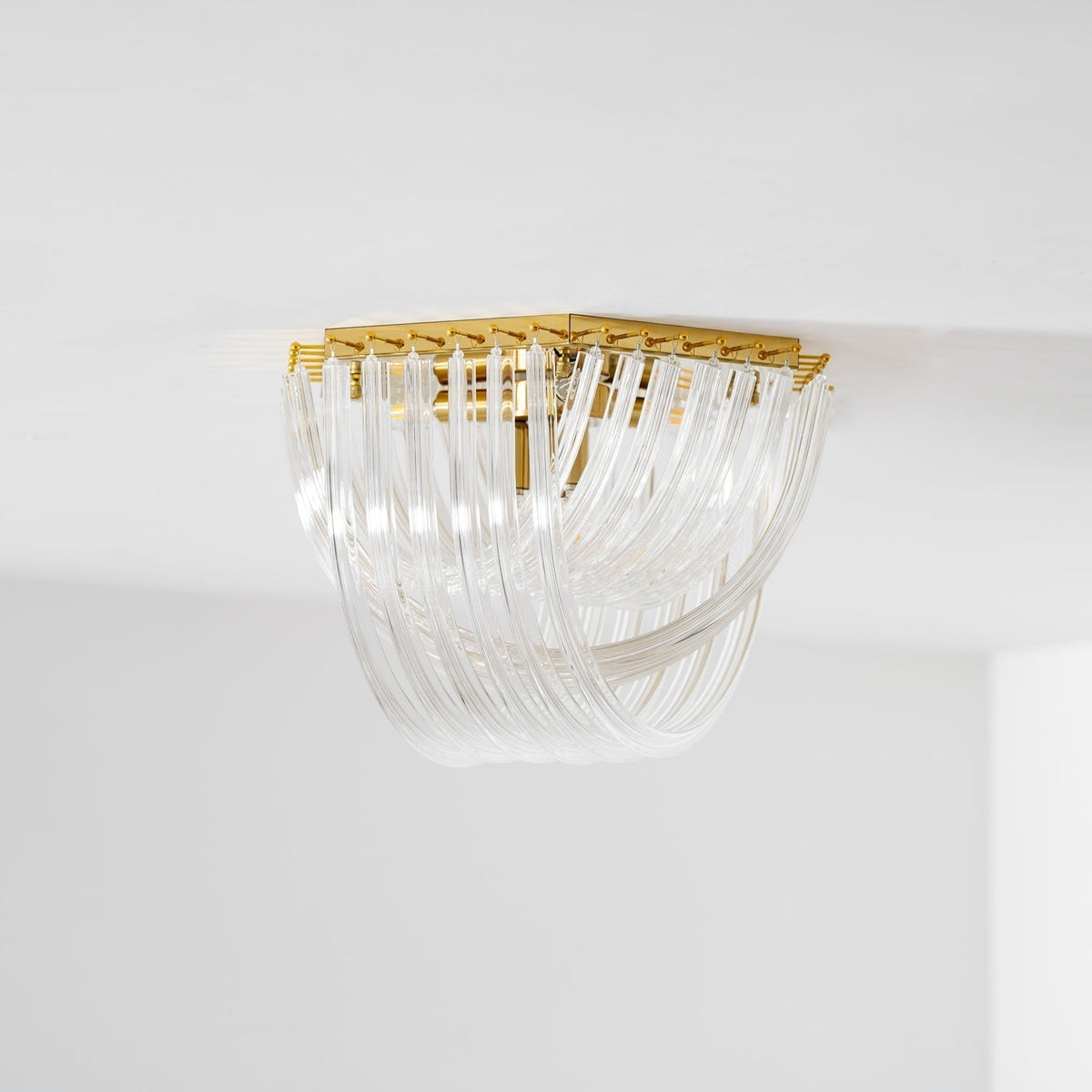 Plafonnier Jaspe en verre et métal – vue 23