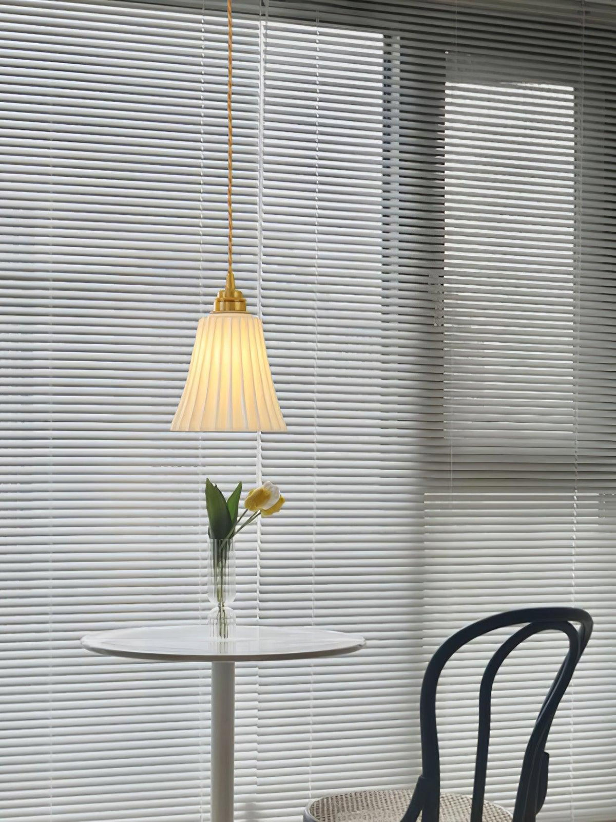 Suspension Arielle en céramique et laiton – vue 31