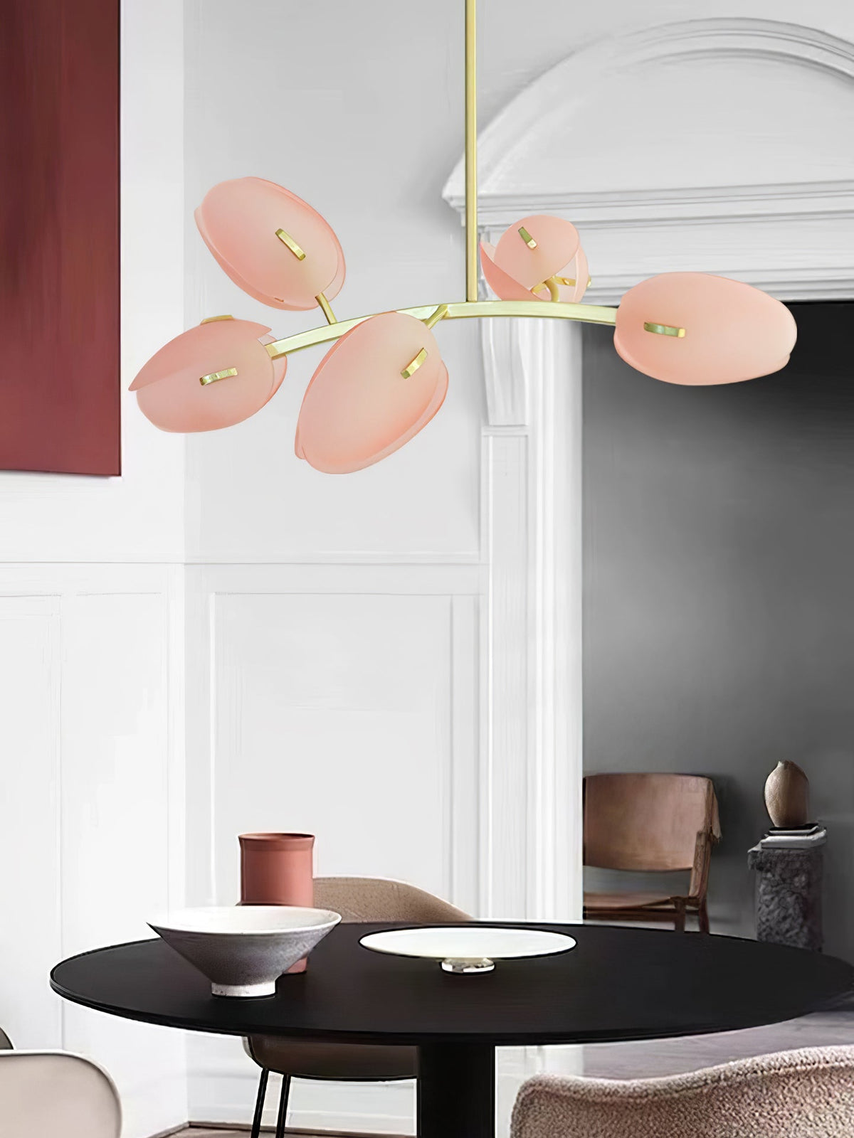 Lustre Anthracite en verre et métal – vue 21