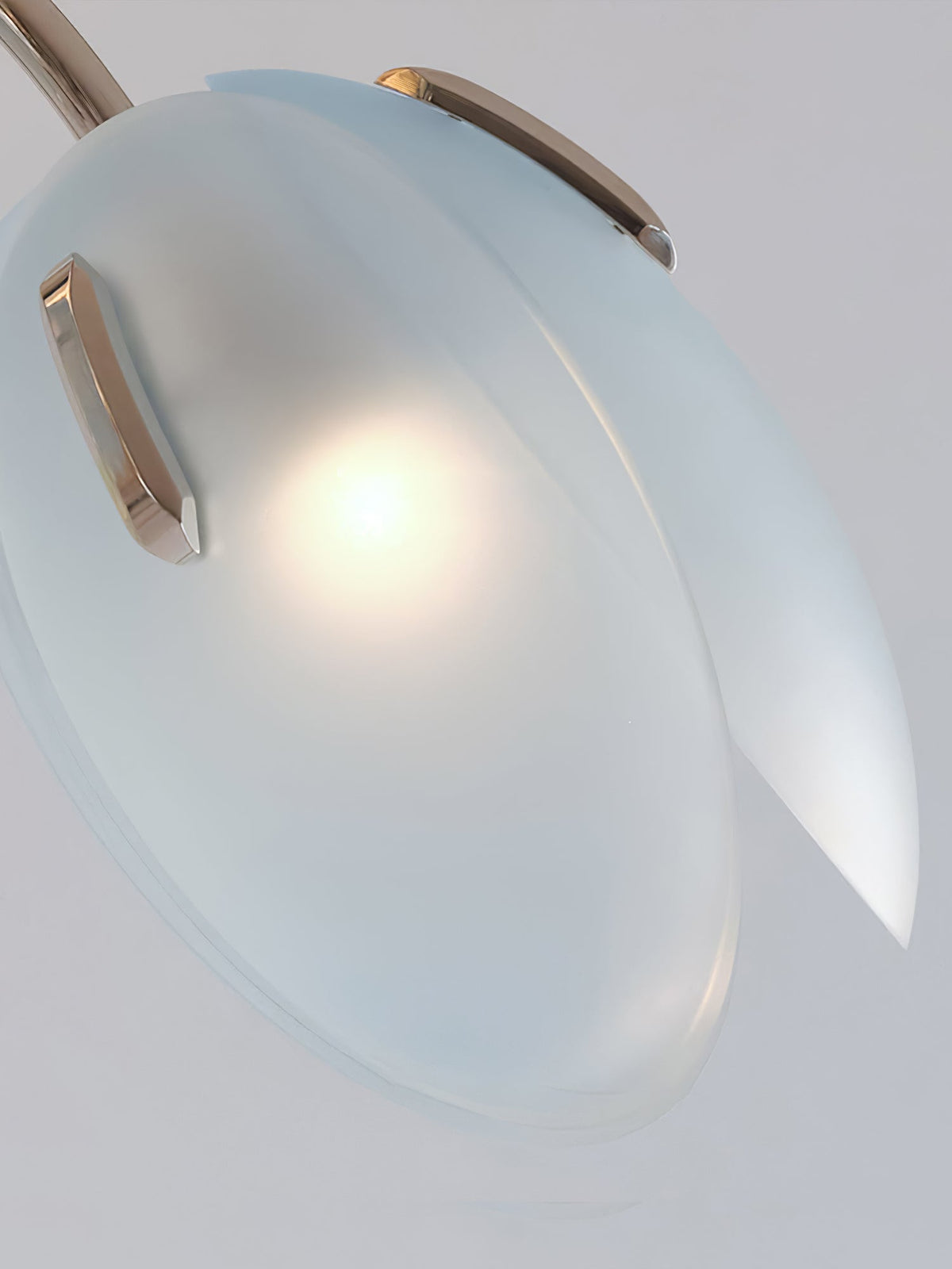 Lustre Anthracite en verre et métal – vue 27