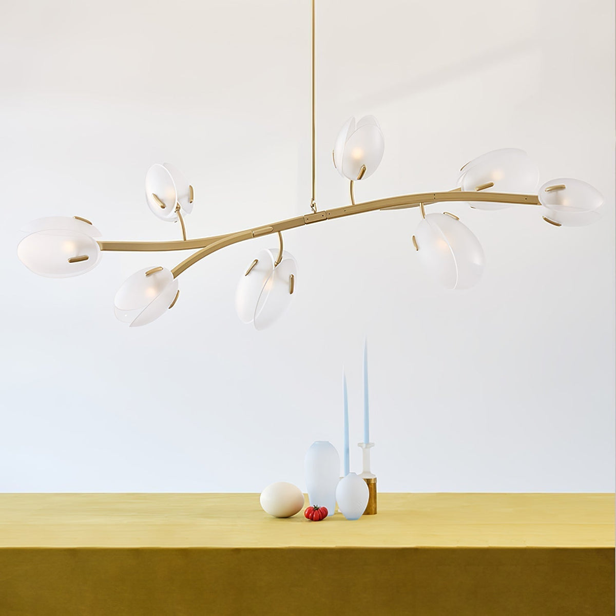 Lustre Anthracite en verre et métal – vue 28