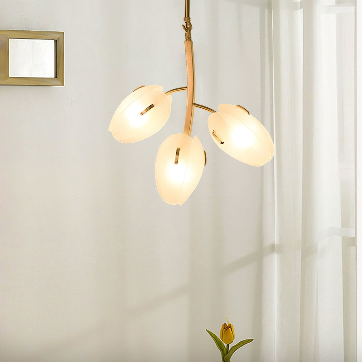 Lustre Anthracite en verre et métal – vue 31