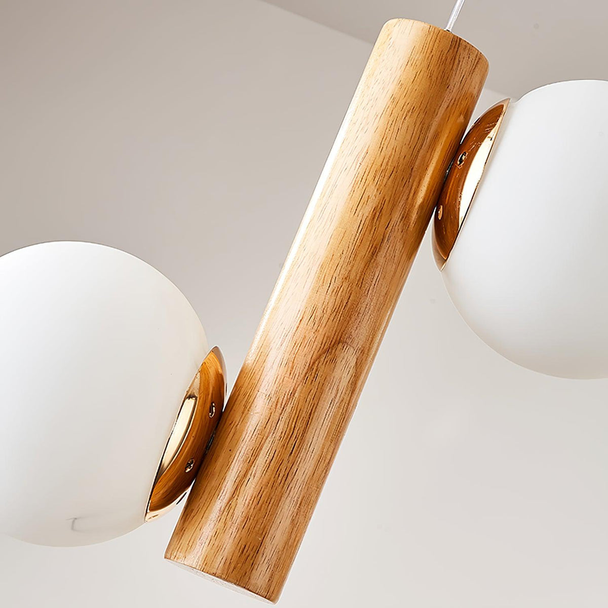 Suspension Yeuse en bois et verre – vue 28