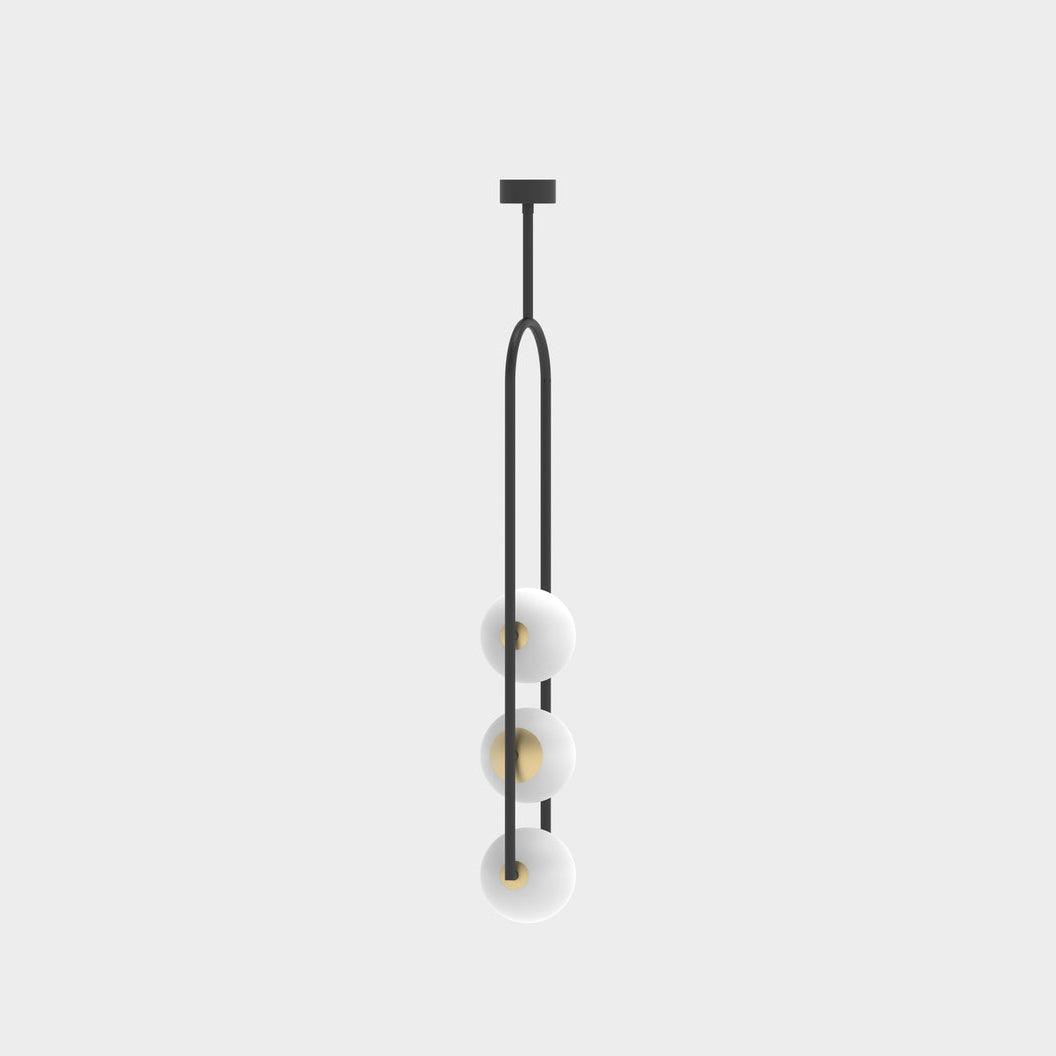 Suspension Musette en verre et fer – vue 10