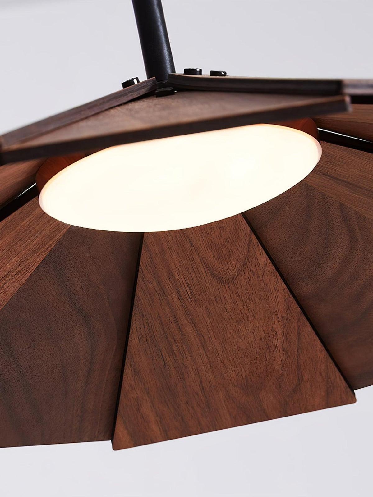 Suspension Sarcelle en bois et métal – vue 11