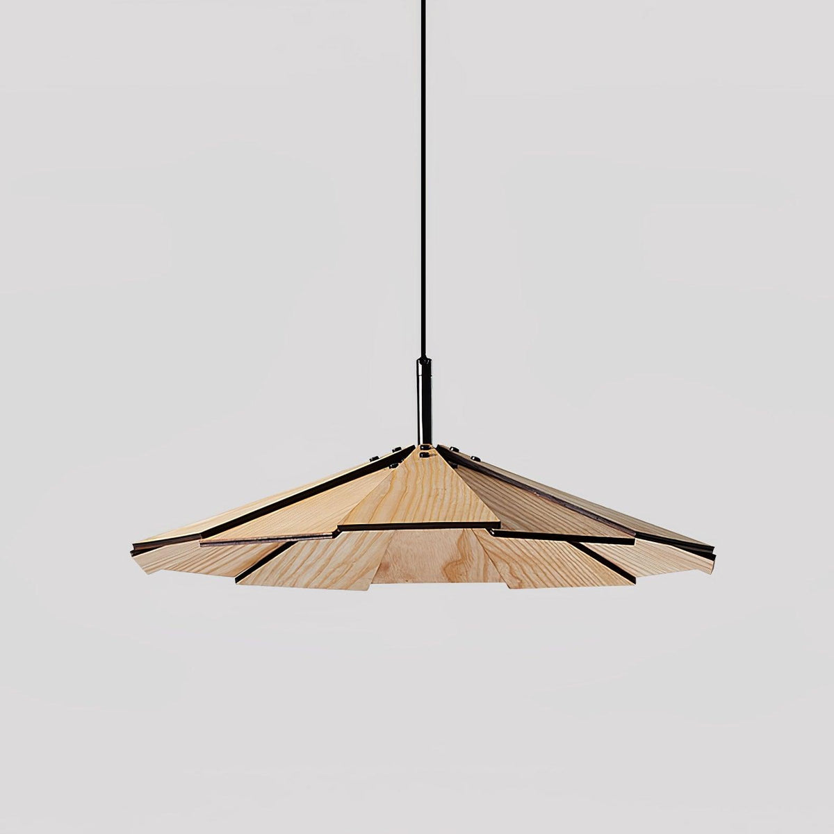 Suspension Sarcelle en bois et métal – vue 13