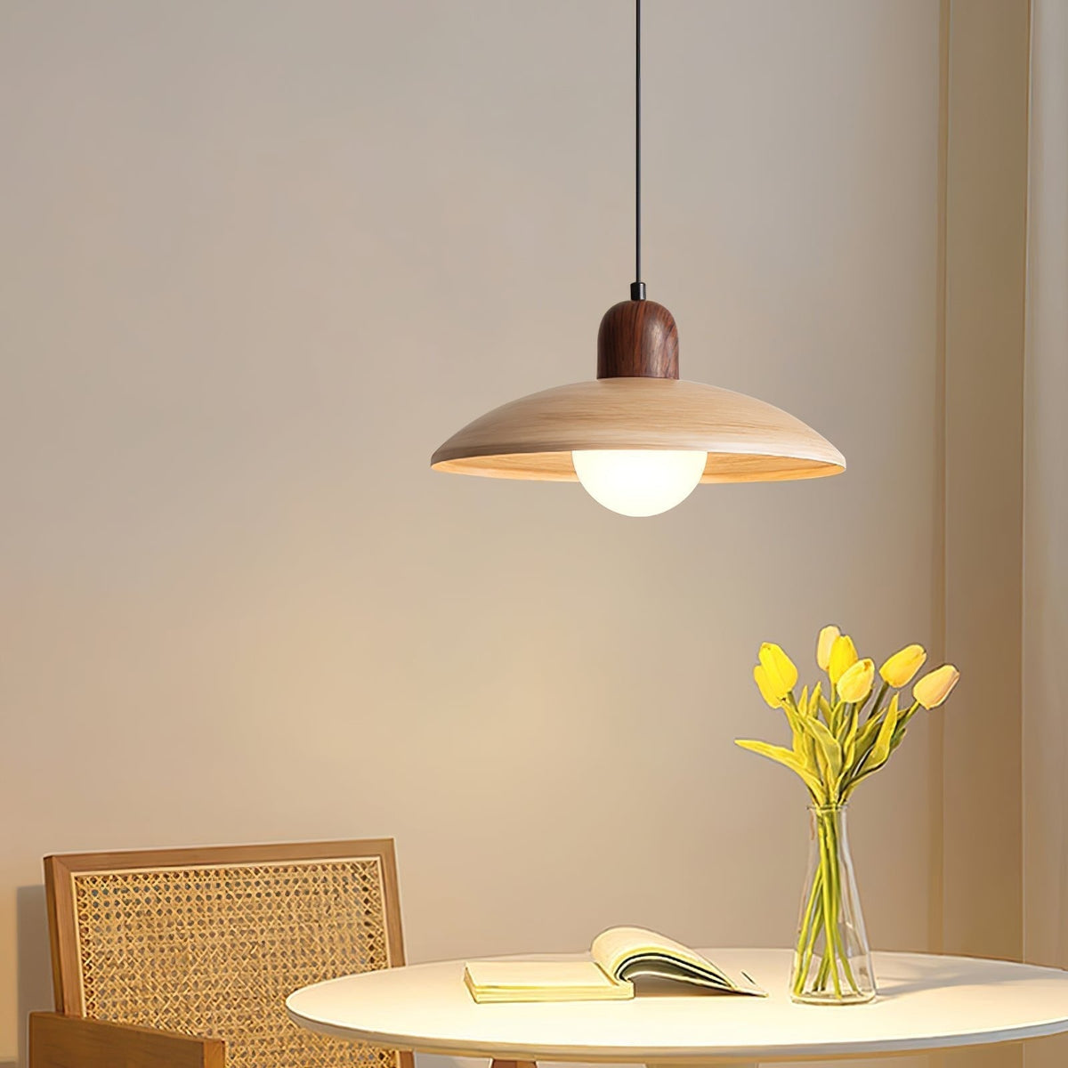Suspension Chaume en fer – vue 4