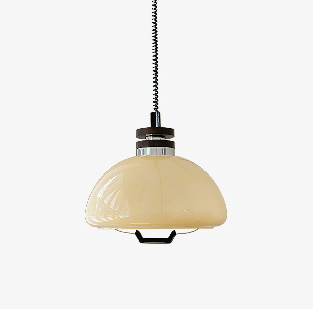 Suspension Éventail en bois et verre – vue 14