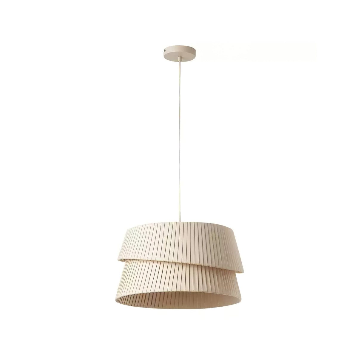 Suspension Tilleul en tissu et fer – vue 8