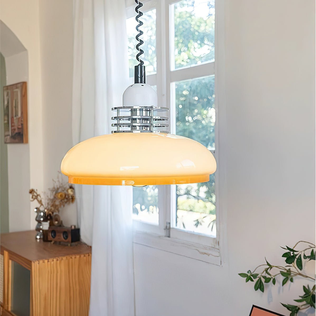 Suspension Bivouac en verre et métal – vue 28