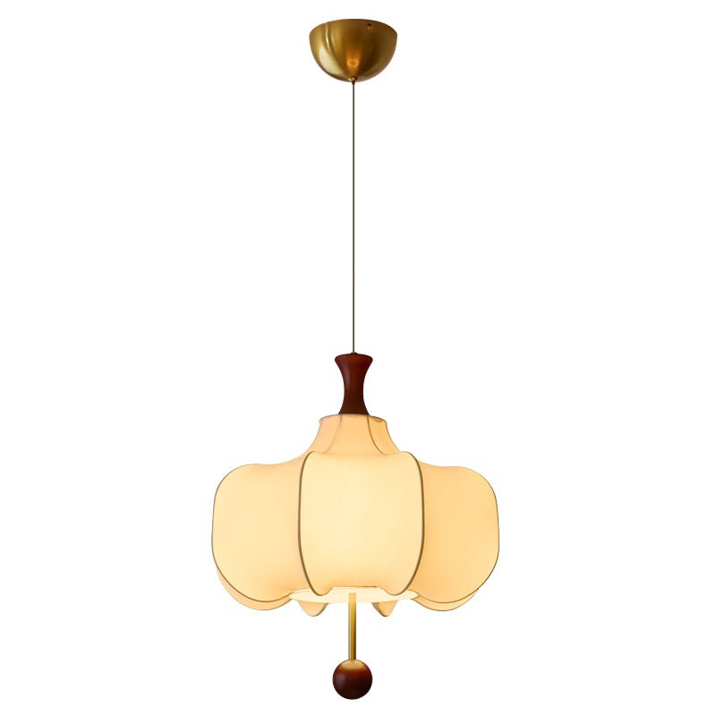 Suspension Tourterelle en bois et tissu – vue 4