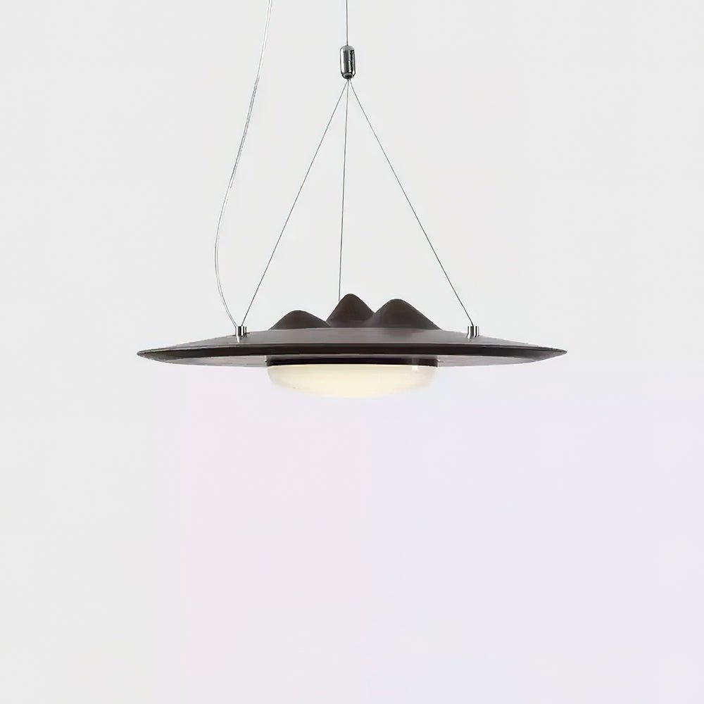 Suspension Ormeau en bois et métal – vue 21