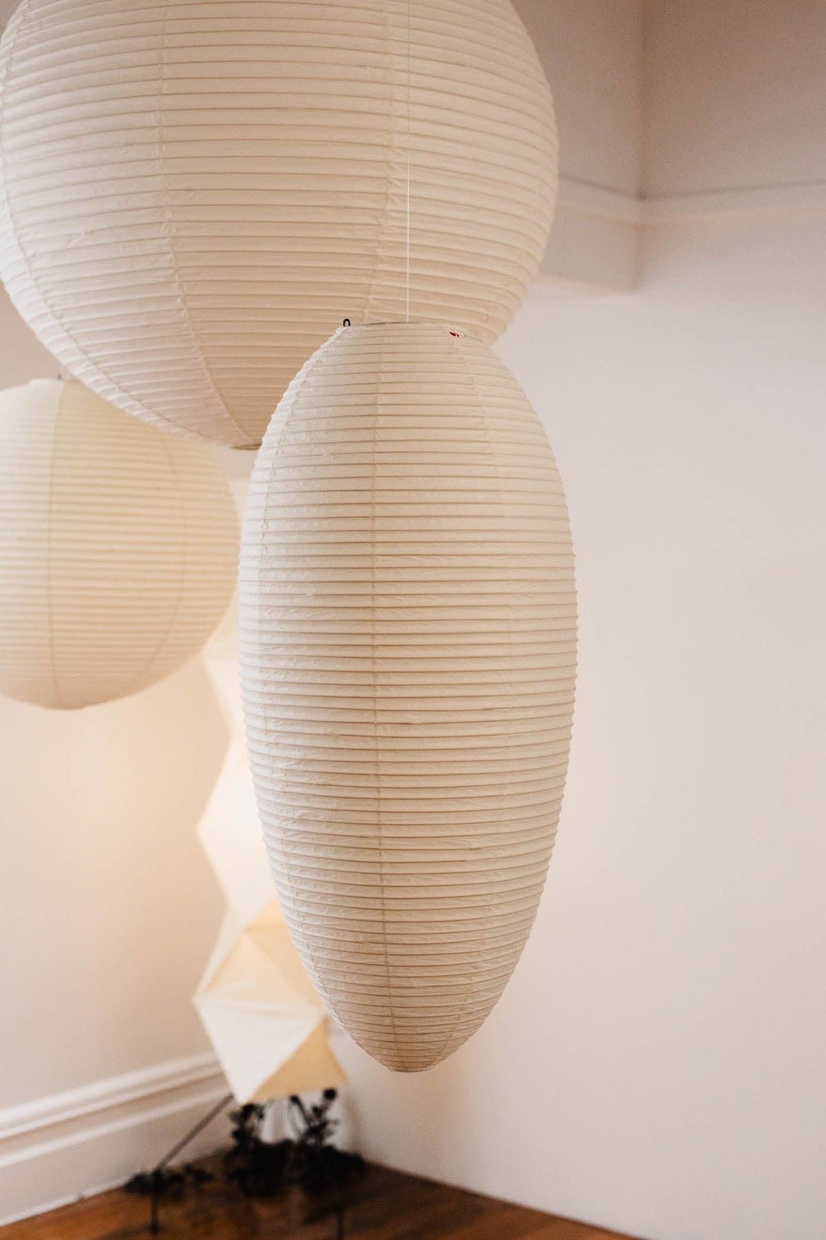 Suspension Odile en bambou et métal – vue 5