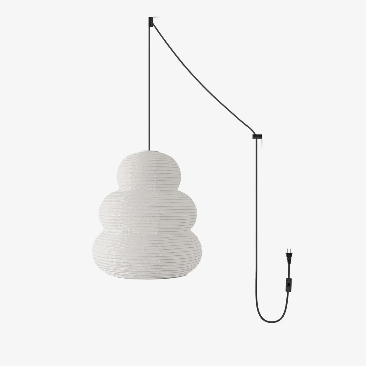 Suspension Véronique en papier et fer – vue 11
