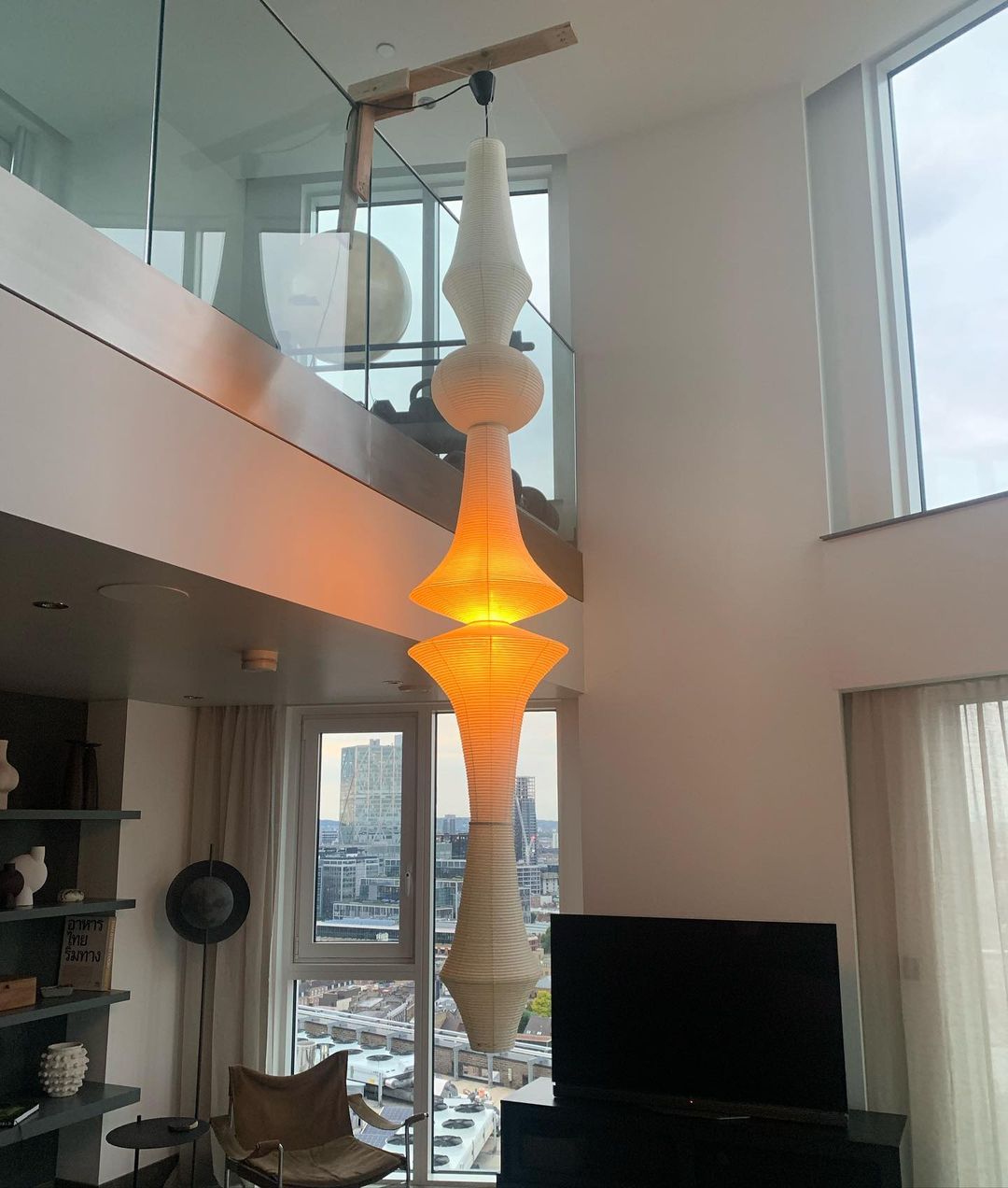 Suspension Égérie en papier et métal – vue 36