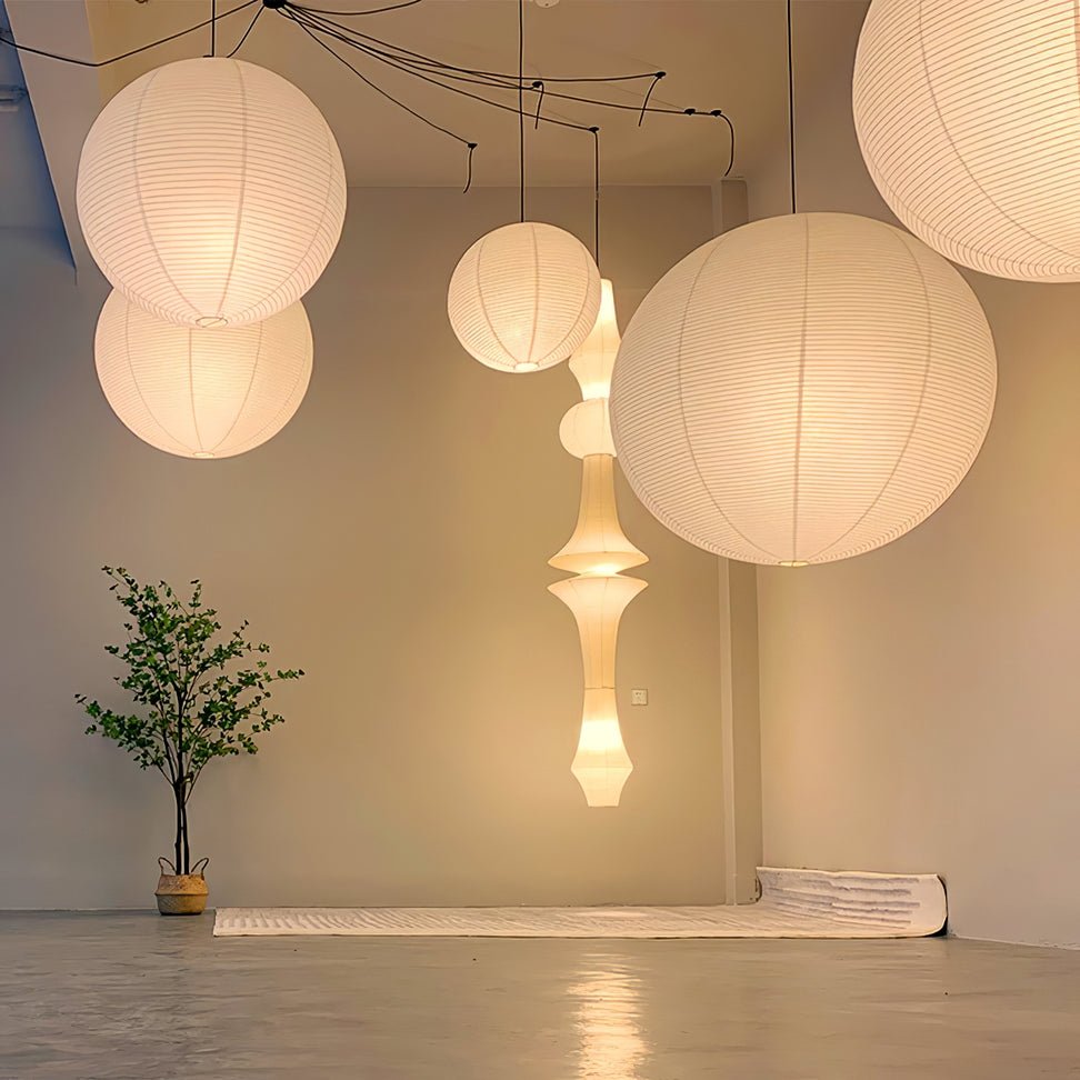 Suspension Égérie en papier et métal – vue 4