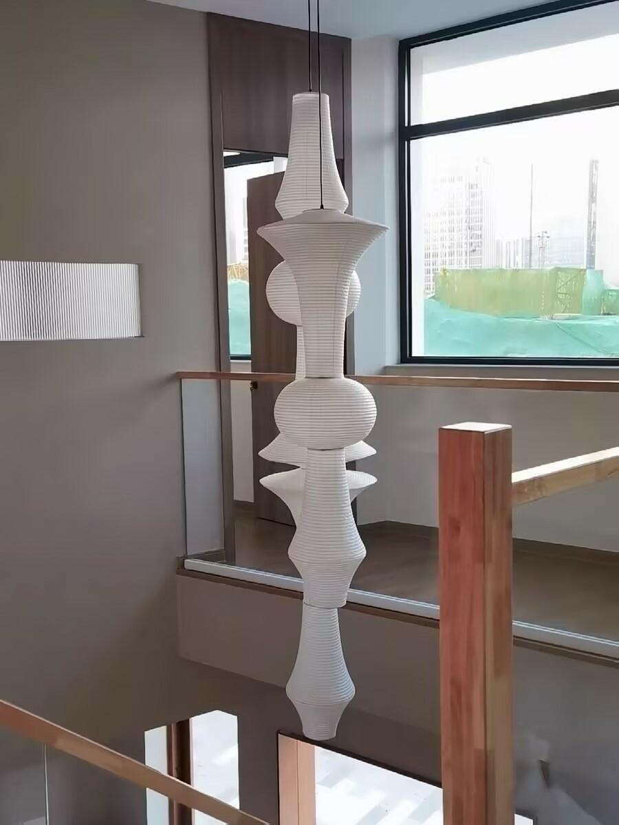 Suspension Égérie en papier et métal – vue 12