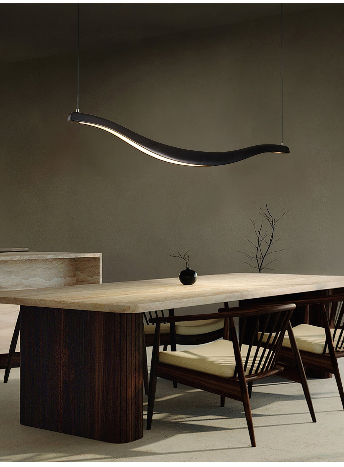Lustre Pastel en bois et métal – vue 14
