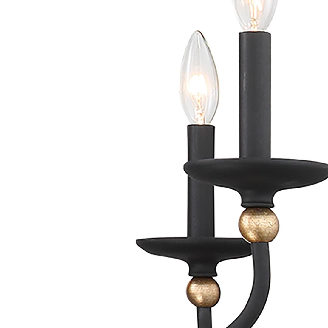 Lustre Abbaye en laiton – vue 2