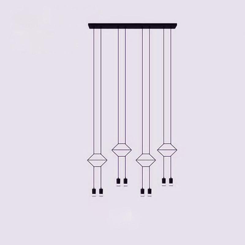 Suspension Faustine en métal – vue 30