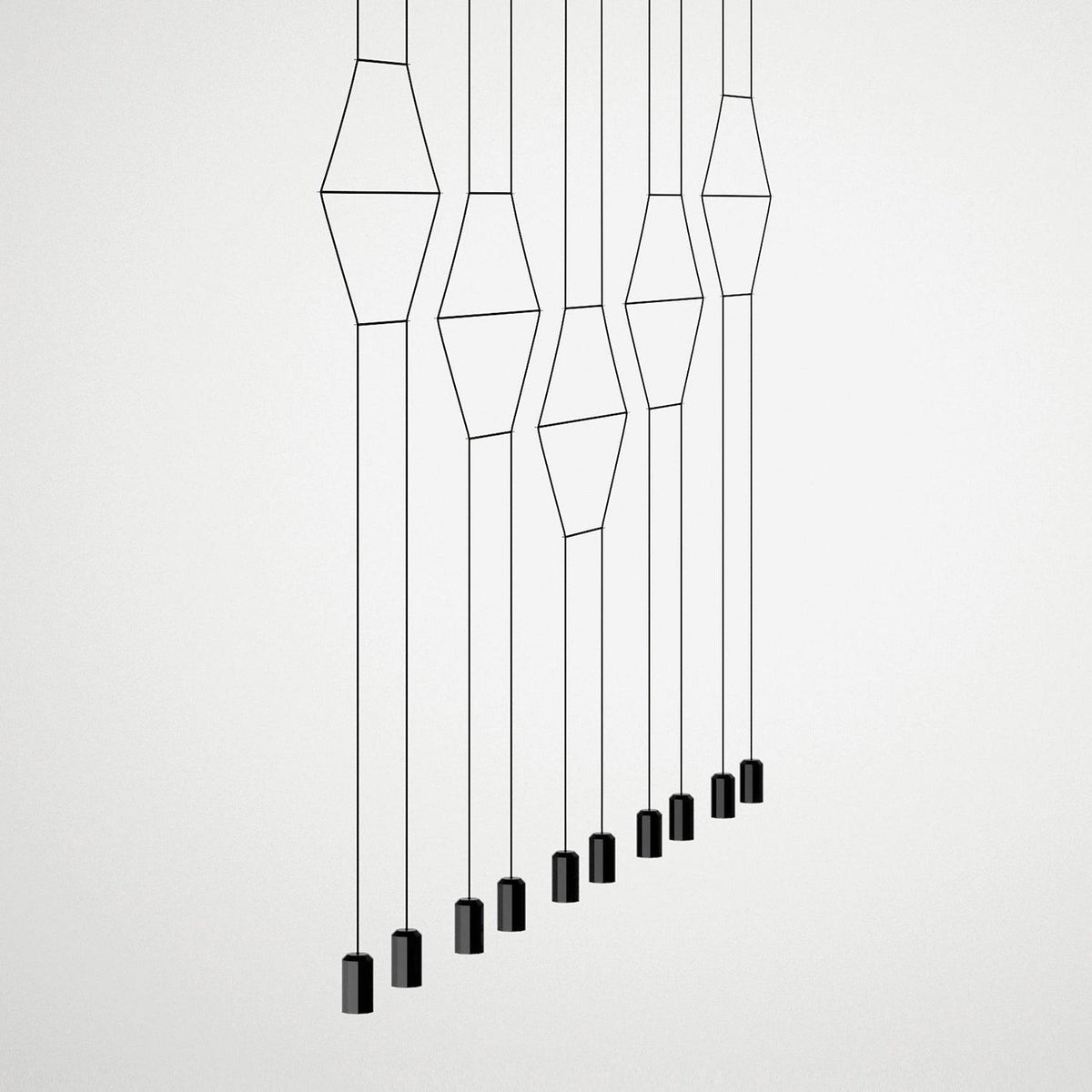 Suspension Faustine en métal – vue 2