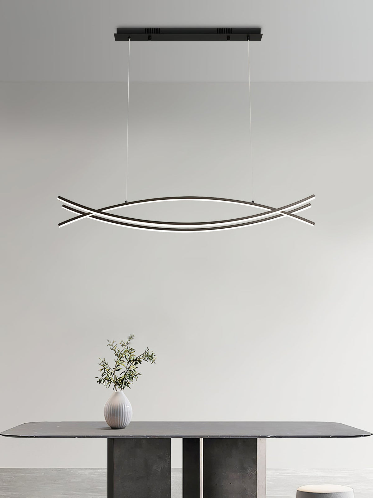 Suspension Serpentine en aluminium – vue 9