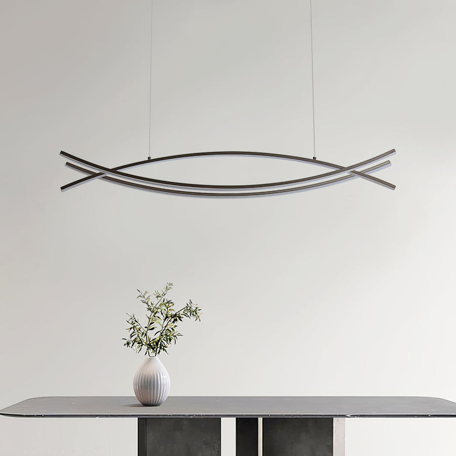 Suspension Serpentine en aluminium – vue 4