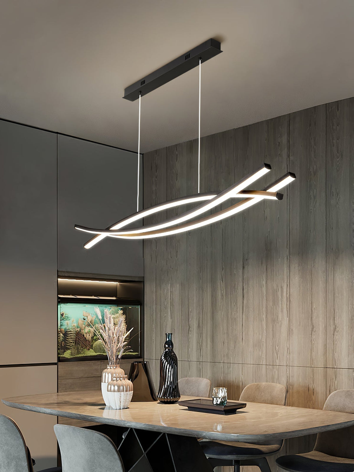 Suspension Serpentine en aluminium – vue 12