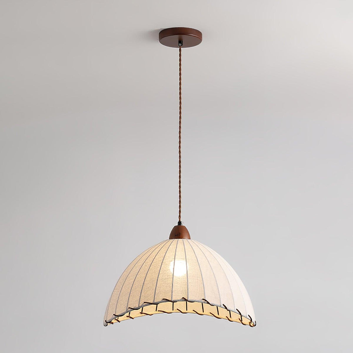 Suspension Valensole en tissu et bois – vue 48