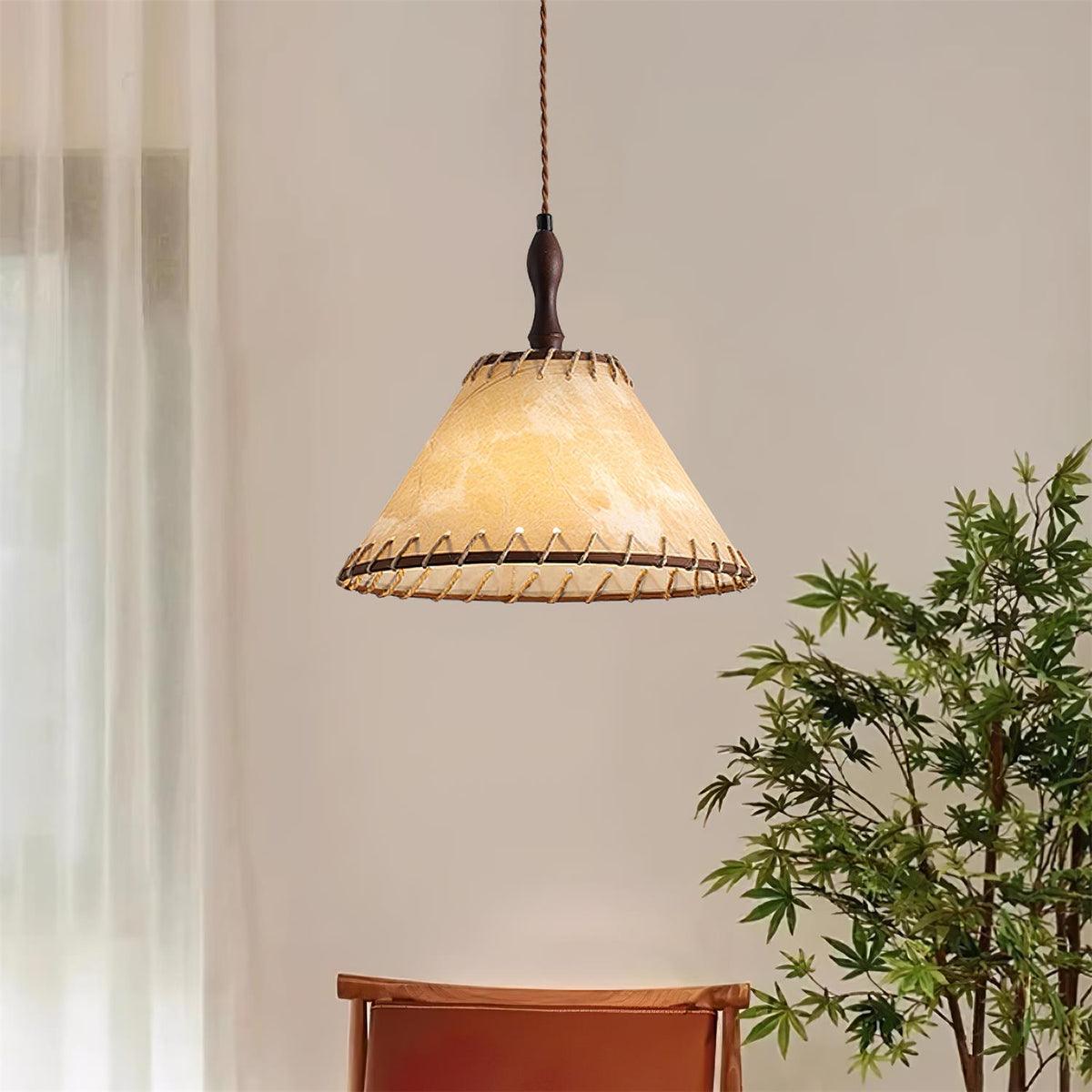 Suspension Valensole en tissu et bois – vue 23