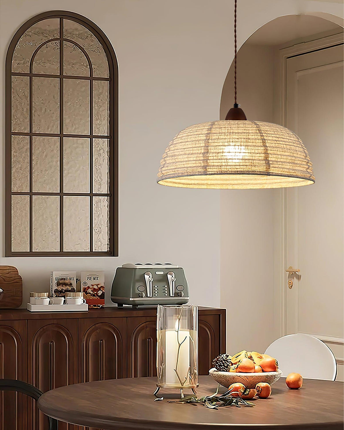 Suspension Valensole en tissu et bois – vue 41