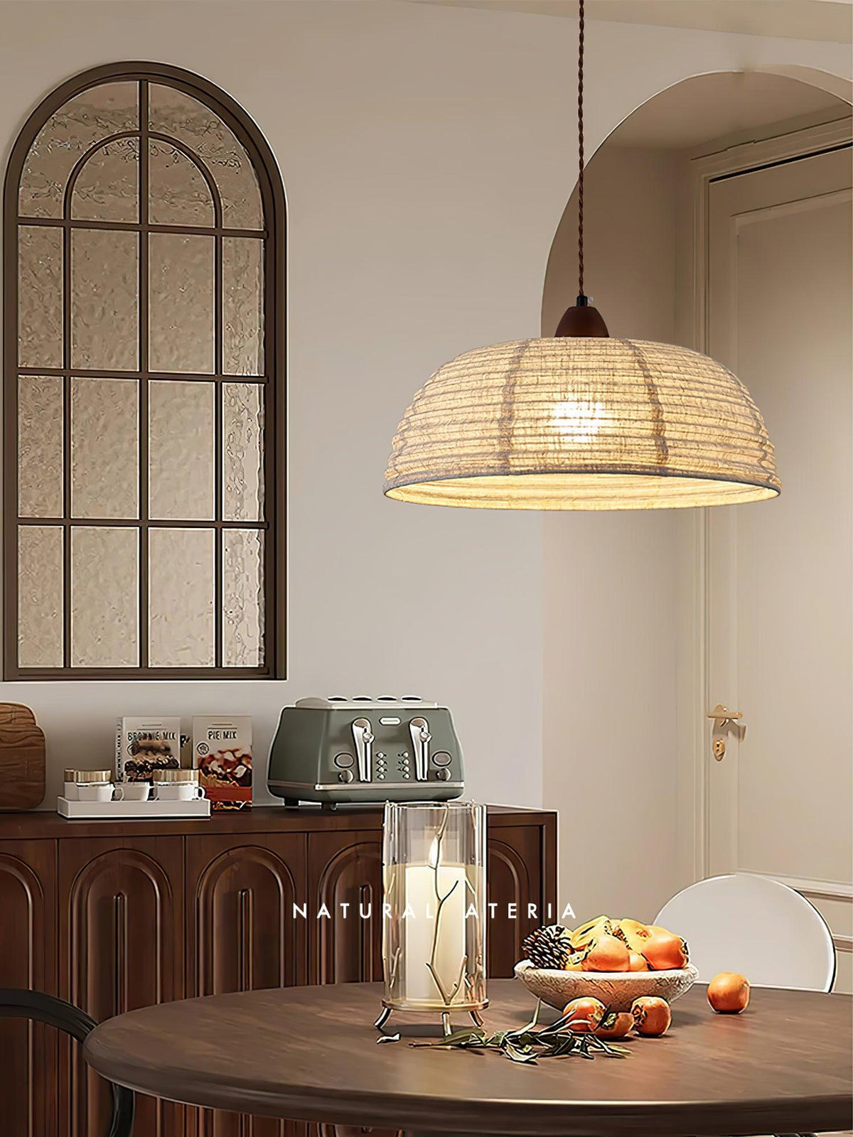 Suspension Valensole en tissu et bois – vue 57