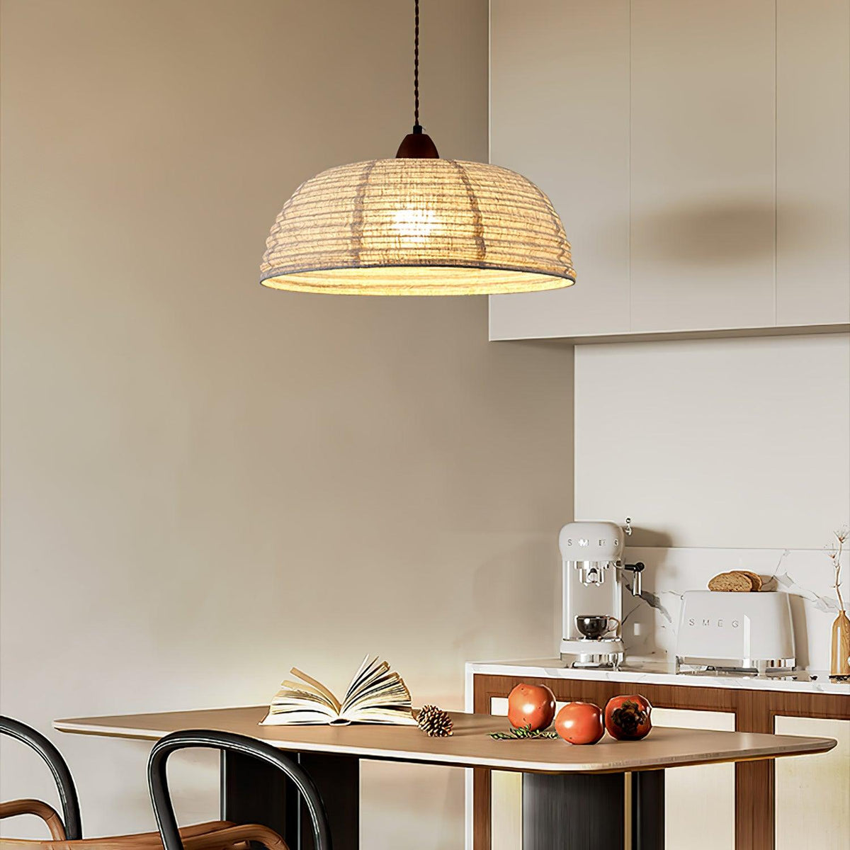 Suspension Valensole en tissu et bois – vue 40