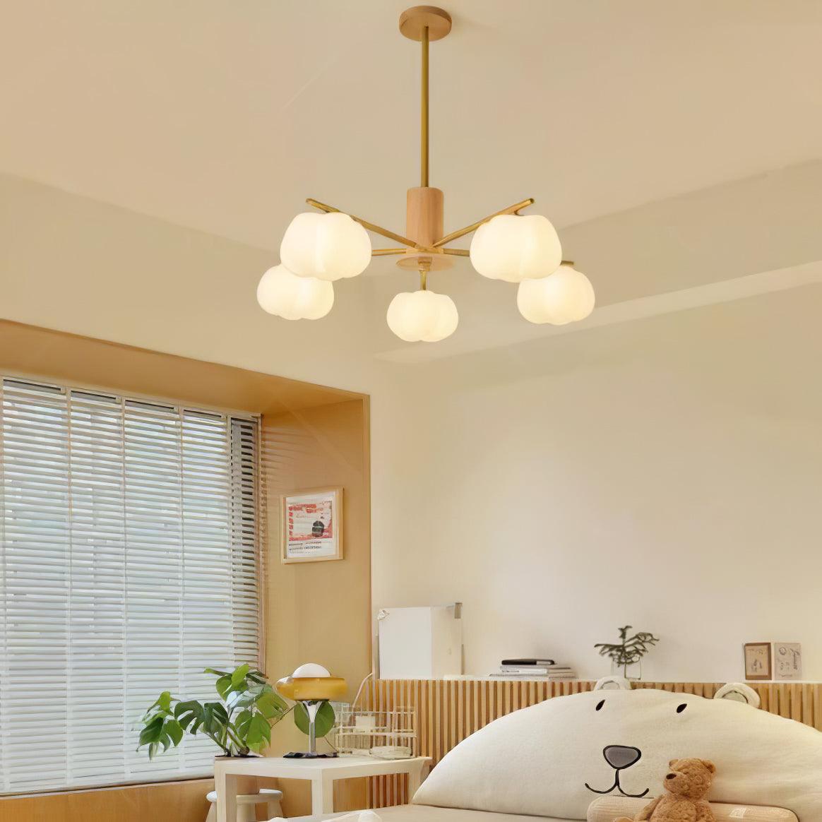 Lustre Toison en bois et métal – vue 22