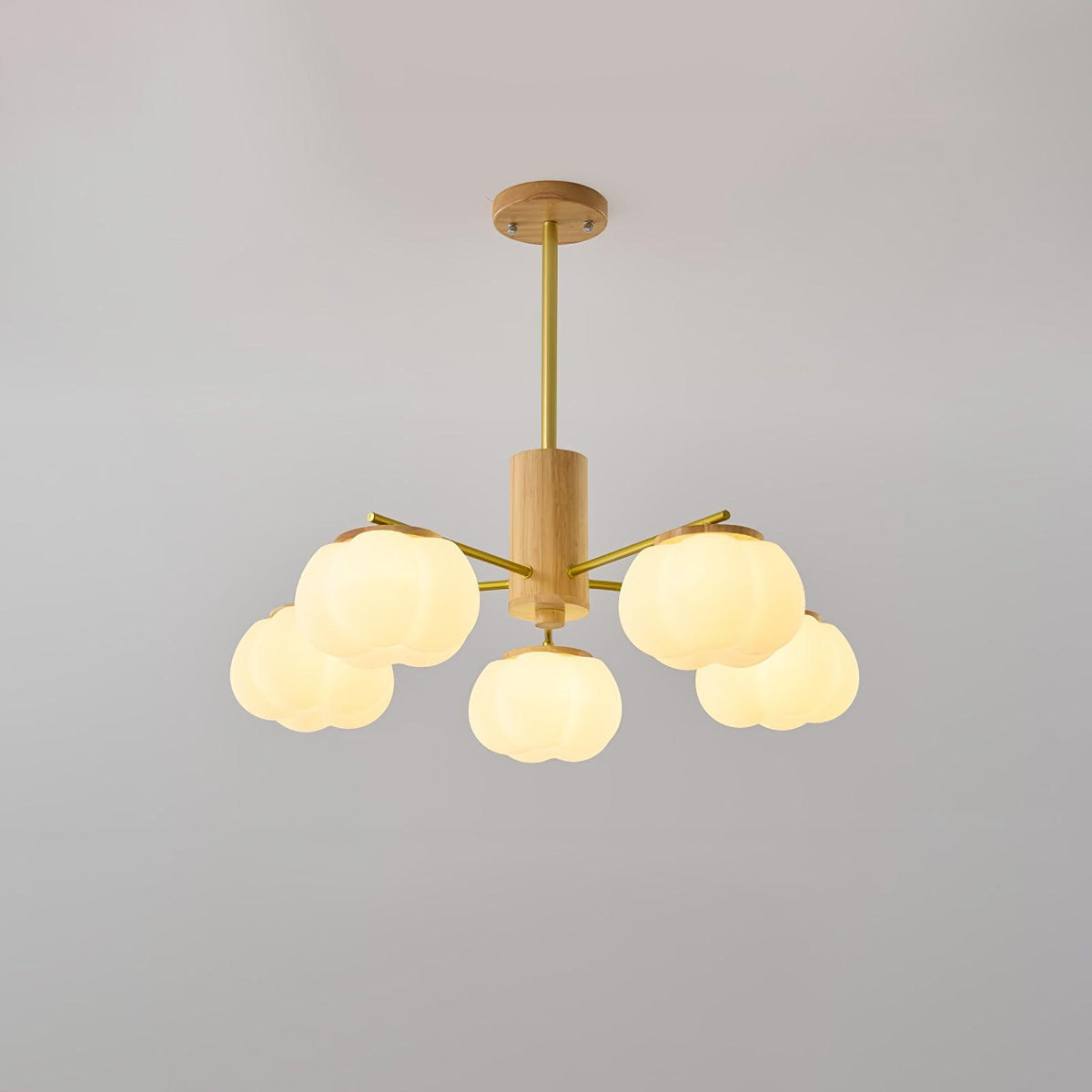 Lustre Toison en bois et métal – vue 25